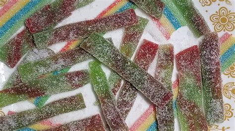 Sour Fruity Strips Candy- Sour Fruity Belts Recipe by Easy Cooking With Shazia - YouTube