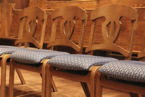 Church Choir Chairs | Wood Frame Choir Chairs