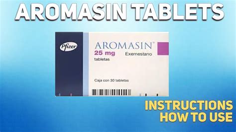 Aromasin tablets how to use: Mechanism of action, Uses, Dosage, Side Effects - YouTube