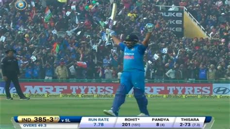 Rohit Sharma 208 Highlights| Rohit Sharma 208 VS Sri Lanka Highlights ...