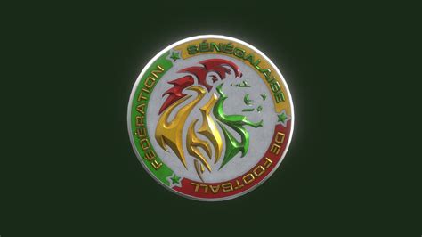 Senegal national team – 3D badge - Buy Royalty Free 3D model by ...