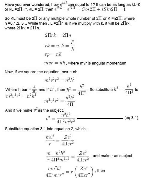 Schrodinger Equation for Hydrogen atom | My Blog