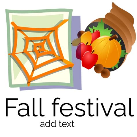 Copy of Fall festival logo template. | PosterMyWall