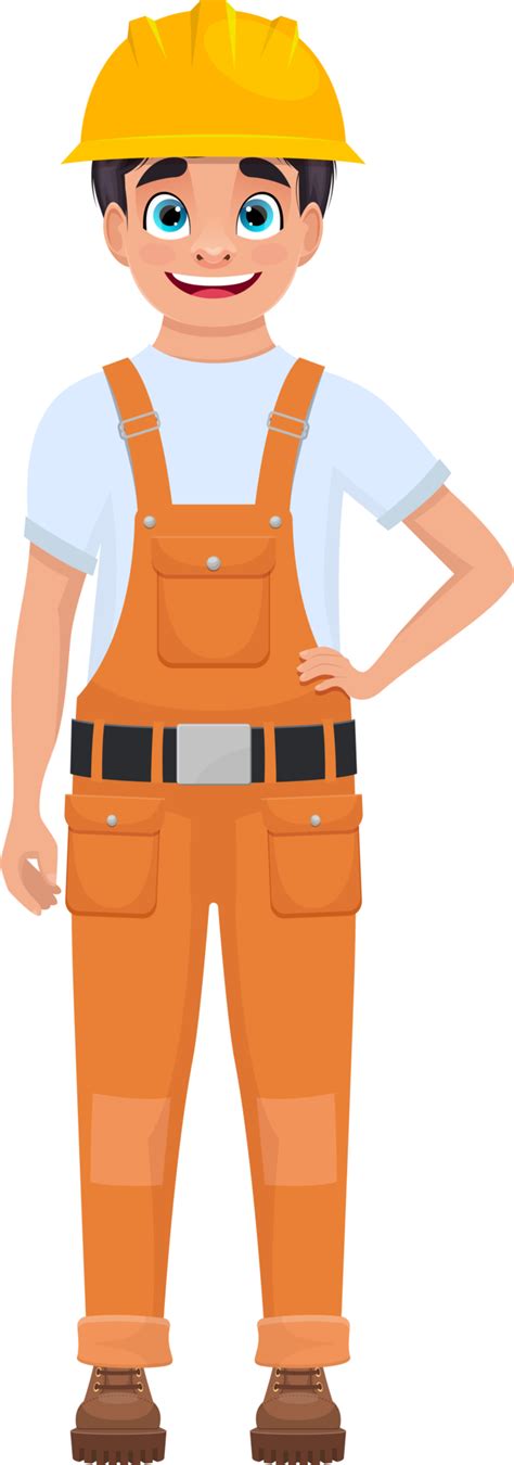 Boy worker clipart design illustration 9383469 PNG