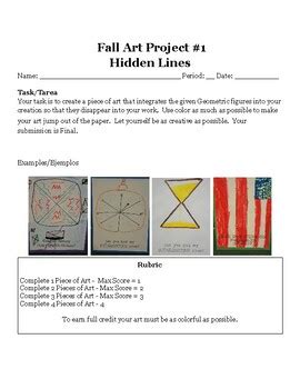 Hidden Lines Art by Stephanie Strehlow | TPT