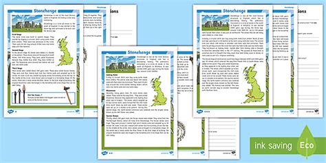 LKS2 Stonehenge Differentiated Reading Comprehension