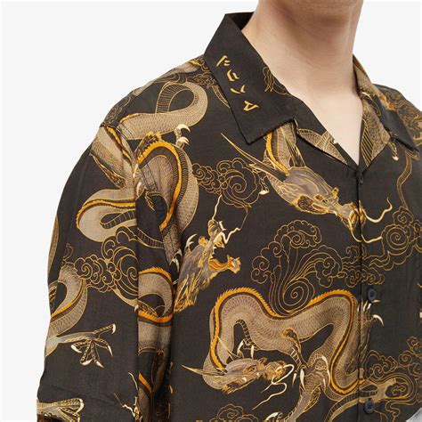 Maharishi Cloud Dragon Vacation Shirt Black | END. (DE)