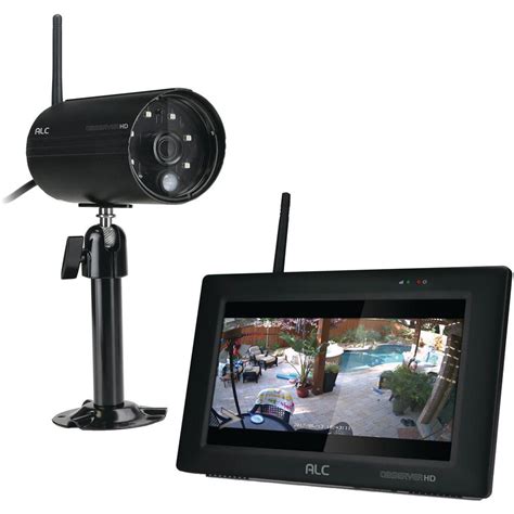 ALC Observer 4-Channel 1080p Wired HD Security Camera System with 7 in. Touchscreen Monitor and ...