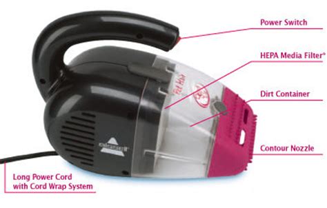 BISSELL Pet Hair Eraser Handheld Vacuum, Corded, 33A1 | Carpet Cleaning ...