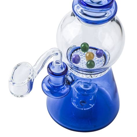 7" Water Bottle Glass Bong - Puffing Bird