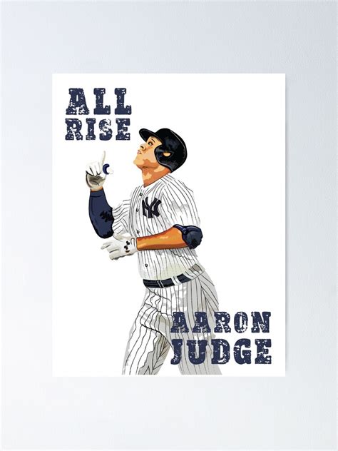 "Aaron Judge All Rise" Poster for Sale by JonThill | Redbubble