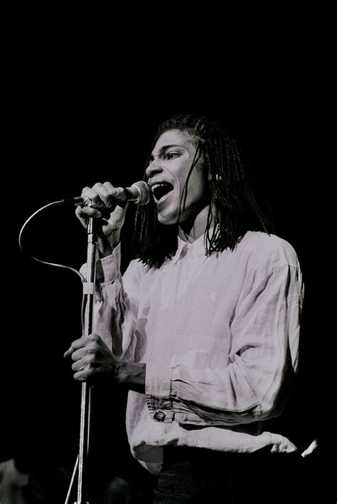 Terence Trent D'Arby at an Artists Against Apartheid gig in 1986 ...