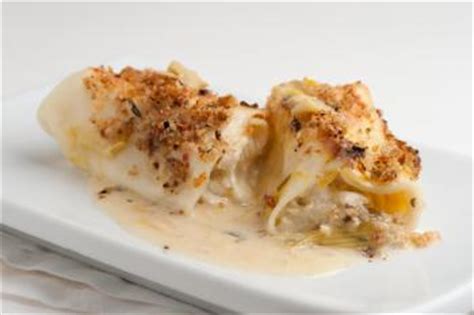 Seafood Cannelloni with Leek Fonduta | Louisiana Kitchen & Culture