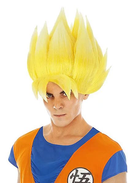 Dragonball Z Son-Goku Wig yellow - maskworld.com