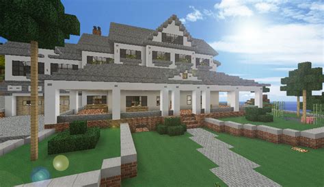 Modern White Beach House Minecraft Map