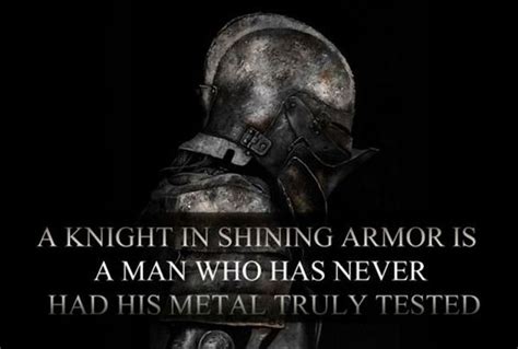 A Knight In Shining Armor - Military Humor