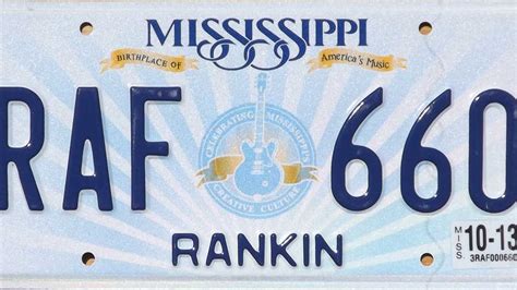 Current Mississippi license plate design to stick around for another year