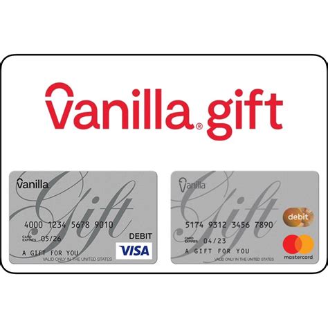 Vanilla Visa Mastercard Gift Card US