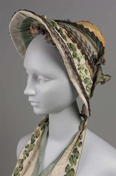 Elegant Mid-19th Century Woman's Bonnet