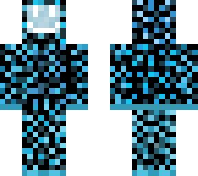 Blue Creeper Mutant | Minecraft Skin