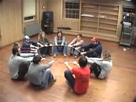 Yurt Circle - Duct Tape Teambuilding Game - YouTube