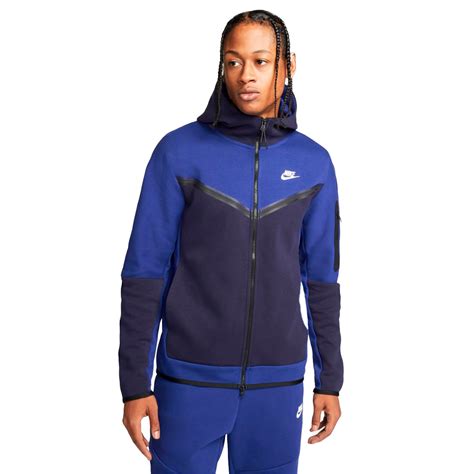 Jacket Nike Sportswear Tech Fleece Hoodie Deep Royal Blue-Blackened ...