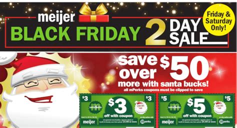 Meijer Black Friday Ad: November 25-26, 2022 [Santa Bucks]