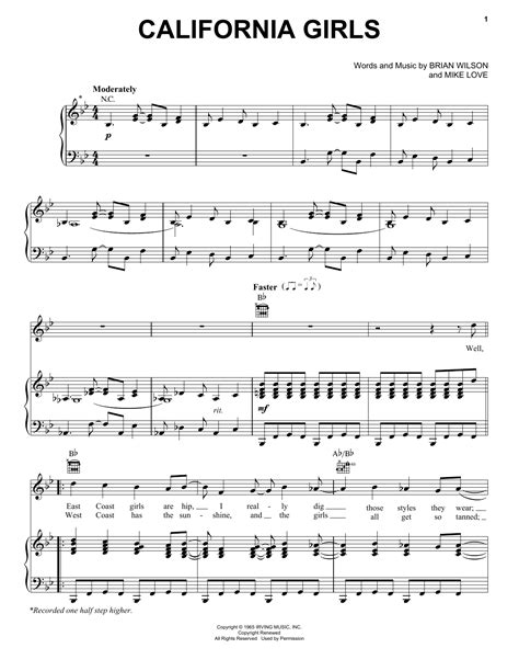 California Girls | Sheet Music Direct