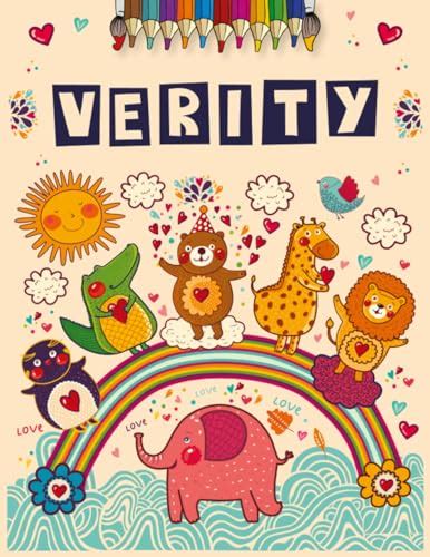 Verity: Personalized Coloring Book for Verity | Theme: Animals ...