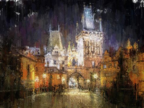 Prague, Czech Republic - 05 Painting by AM FineArtPrints - Fine Art America