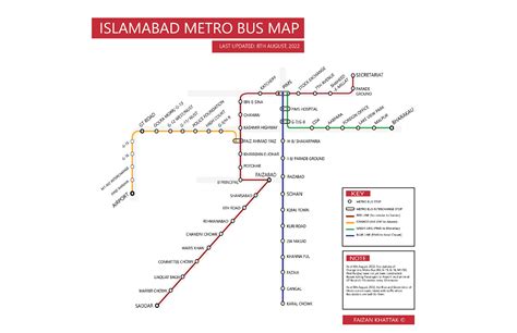 Islamabad Metro Map