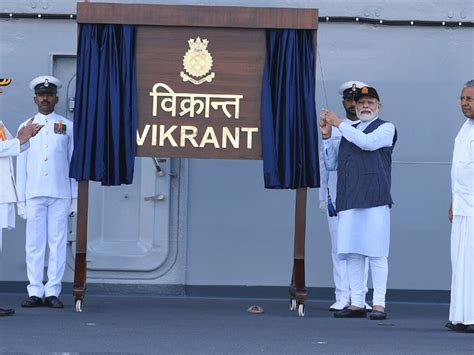 Indian Navy commissions first indigenous aircraft carrier INS Vikrant