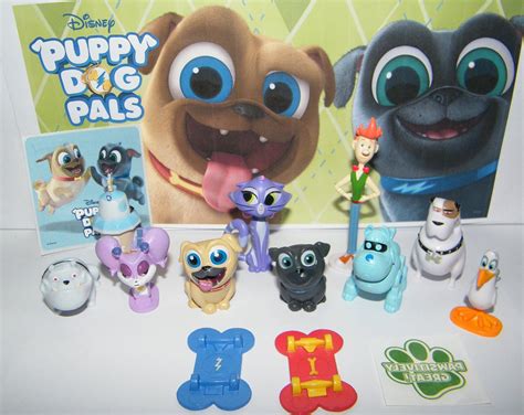 Playful Toys Disney Puppy Dog Pals Deluxe Figure Set of 14 Toy Kit with 12 Figur - Developmental ...