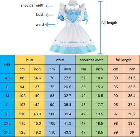 Buy LISANEK Maid Outfit Anime Cosplay Lolita Maid Dress French Maid Costume Plush cat ear Socks ...