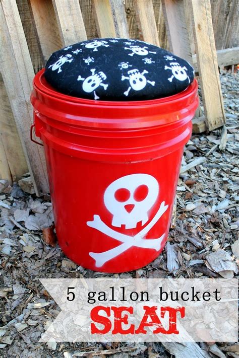 5 Gallon Bucket Seat in 2023 | Bucket ideas, Bucket crafts, Bucket seats