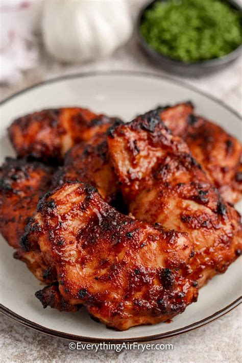 Air Fryer BBQ Chicken Thighs - Everything Air Fryer and More