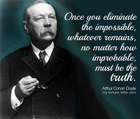 Arthur Conan Doyle’s famous character’s most famous quote - The famous #arthurconandoyle quote ...