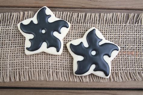 Ninja Sugar Cookies / Ninja Cookies / Ninja Birthday Party / | Etsy