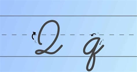 How to Write Cursive Q [Worksheet + Tutorial] - My Cursive