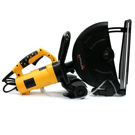 14" Portable Concrete Saw 3200W Corded Electric 4100 RPM w/ Water Pump ...