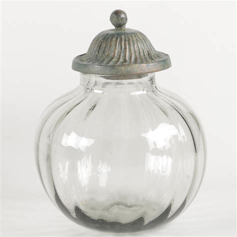 Decorative Glass Jars with Metal Lids | EBTH