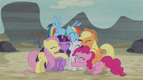 Mane six group hug | My Little Pony: Friendship is Magic | Know Your Meme