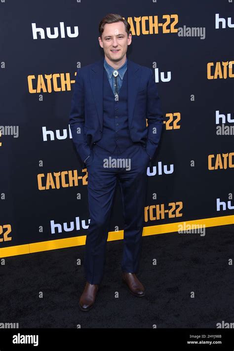 Lewis Pullman at Hulu's "Catch-22" U.S. premiere held at the TCL ...