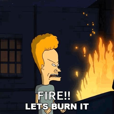 Lets Burn It Beavis GIF – Lets burn it Beavis Fire – discover and share GIFs