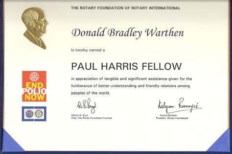 What my Paul Harris Fellowship means to me | bradwarthen.com