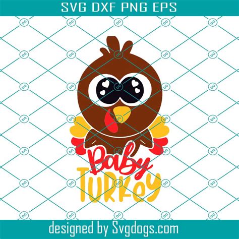 Baby Turkey Svg, Thanksgiving Svg, Happy Holiday Svg, Fall Svg ...