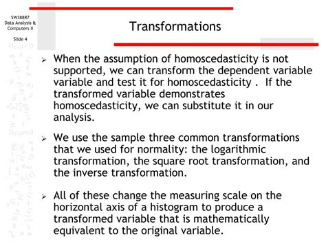 PPT - Assumption of Homoscedasticity PowerPoint Presentation, free ...