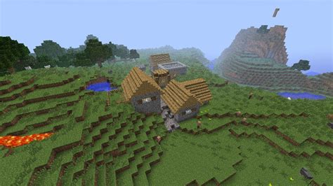 village at spawn Minecraft Map