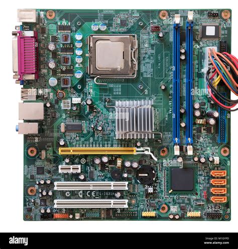 Computer motherboard, Printed circuit board Stock Photo - Alamy