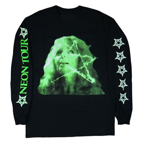 Playboi Carti Neon Tour L/S T-shirt Black TRENDING APPAREL